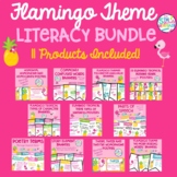 Flamingo Tropical Themed Literacy Bundle **11 Products Included**