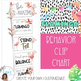Flamingo Tropical classroom management Behavior Chart Clip
