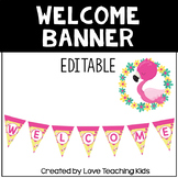 Flamingo Classroom Decor Welcome Banner