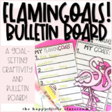 Flamingo-themed Goal Setting Bulletin Board