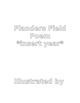 Preview of Flanders Field Creative Booklet