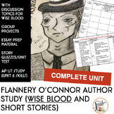 Flannery O'Connor Author Study (Wise Blood and Short Stories)