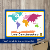 Flash Card  Los Continentes