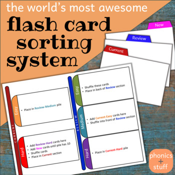 Preview of Flash Card Sorting System