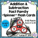 Flash Cards Addition & Subtraction Facts 0-12 Triangle Fla