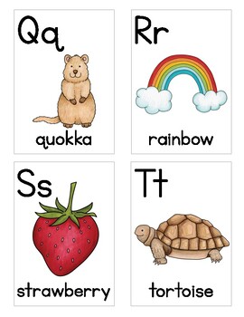 ALPHABET | Flash Cards by Rooted in Learning | Teachers Pay Teachers