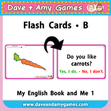 Flash Cards B: My English Book and Me Kindergarten 1