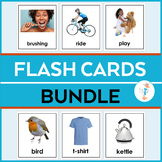 Vocabulary Photo Flash Cards BUNDLE Speech Therapy/Special