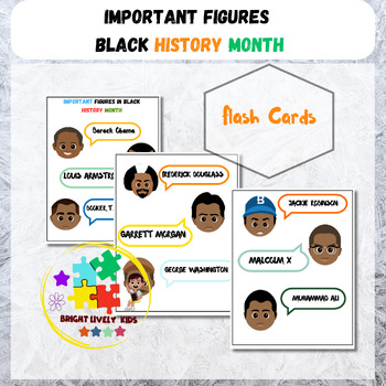 Preview of Flash Cards Black History Month