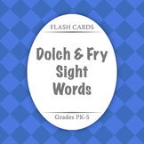 Flash Cards: COMBINED Sight Words - Bundle - Distance Learning