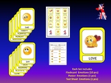 Flash Cards Emoji Feelings #1 (Includes : Flashcard - Post