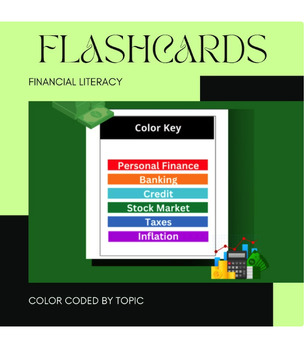 Preview of Flash Cards Financial Literacy Terms