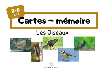 Preview of Flash Cards - Les oiseaux