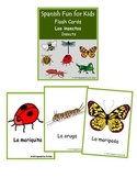 Flash Cards - Los insectos (insects)