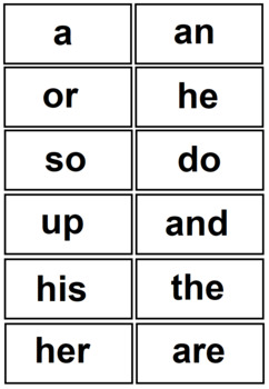 Preview of Flash Cards Sight Words #2; 12 words