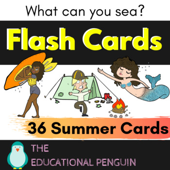 Preview of Summer Flash Cards