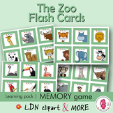 ZOO Flashcards, learn all about the animals and/or play a 