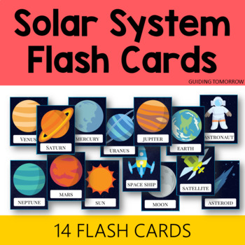 Preview of Flash Cards for Solar System and Planets