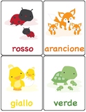 Flash Cards ~ i colori ~ Colors in Italian ~ Match Up Game