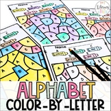 Alphabet Color by Code | Capital Letter Recognition Activi