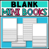 Blank Mini Books for Writing: 3 Sizes of Primary lines