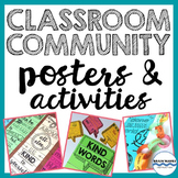 Classroom Community Posters and Activities - Social Emotio