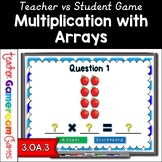Multiplication with Arrays Teacher vs. Student Game
