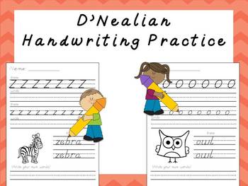 D'Nealian Handwriting by 1st Grade Salt Life | Teachers Pay Teachers