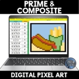Prime and Composite Numbers Digital Pixel Art
