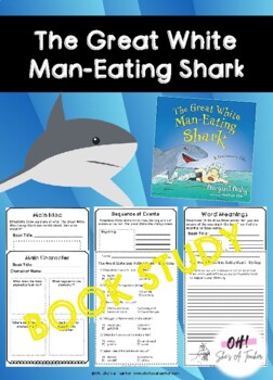 Preview of The Great White Man-Eating Shark Book Study