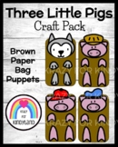 Three Little Pigs and Big Bad Wolf Fairy Tale Craft Activi