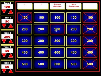 Flash Jeopardy Review Game by SuperTeacherTools | TpT