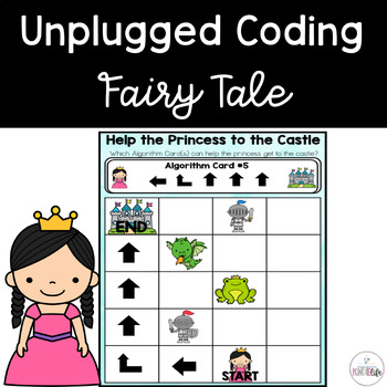 Preview of Unplugged Coding - Fairy Tale Theme