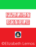 Flash cards & Activities in Italian - BUNDLE (50 products)