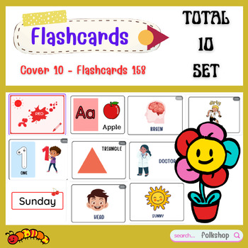 Preview of Flash cards set included. 10 Set