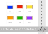 Flash cards_Les couleurs_COLORS_FRENCH_SCRIPT MAJUSCULE