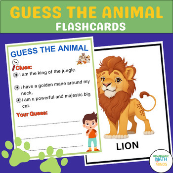 Preview of FlashCard Animal Classification, 1st, Back to School, Printable, Worksheets