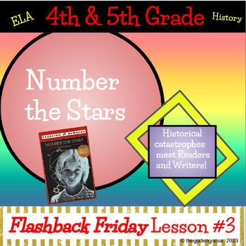 Preview of Flashback Friday Lesson Three - Number the Stars - WW2