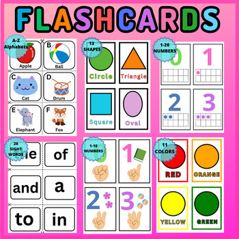Preview of Flashcard Bundle