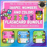 Flashcard Bundle (Colors/Shapes/Numbers) for UTK, TK, PreK