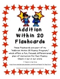 FREE Flashcards from "Addition Within 20 Fluency Program-M