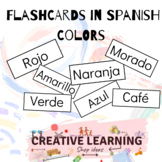 Flashcards Color Names in Spanish FREE