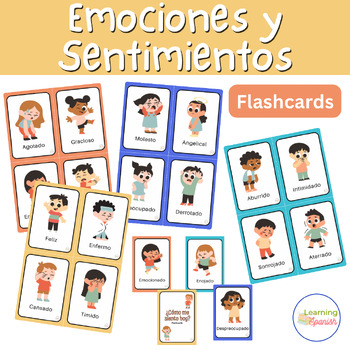Flashcards | Feelings & Emotions in Spanish | Emociones y sentimientos