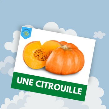Preview of Flashcards Fruits and Vegetables in French