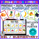 Flashcards A3 Poster and Game BUNDLE for Fruit Pairs Print