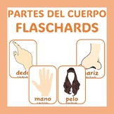 Flashcards Partes del Cuerpo en Español (4 por página)