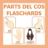 Flashcards Parts del Cos en Valencià - 4 per pàgina
