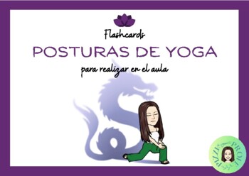 Preview of Flashcards - Posturas de Yoga para el aula by @pizziprofe