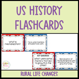Flashcards- Rural Life Changes