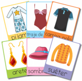 Flashcards SPANISH Clothes and Accesories - Ropa y Accesor